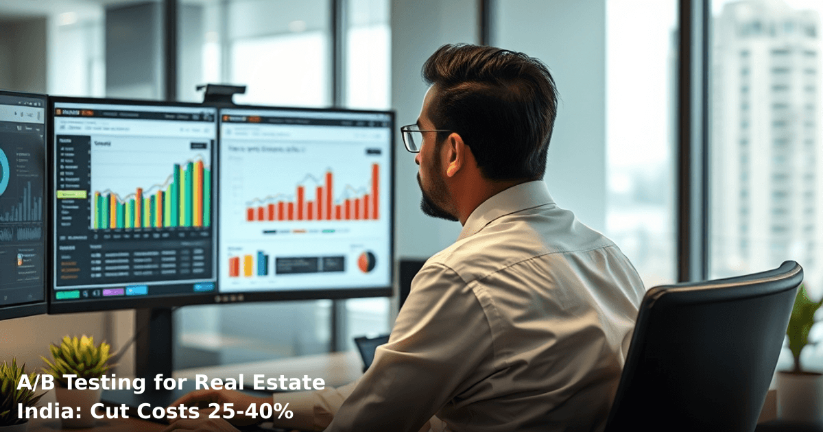 A/B Testing for Real Estate India: Cut Costs 25-40%