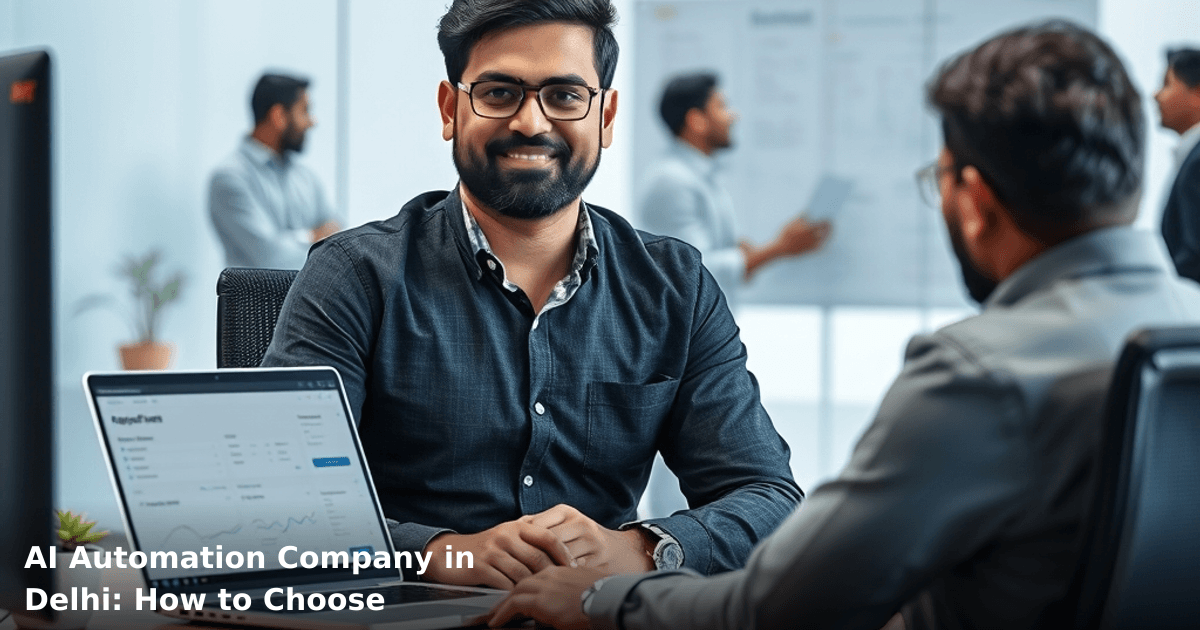 AI Automation Company in Delhi: How to Choose