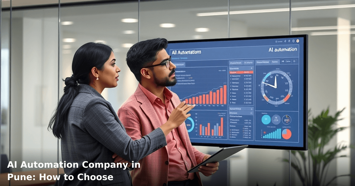 AI Automation Company in Pune: How to Choose