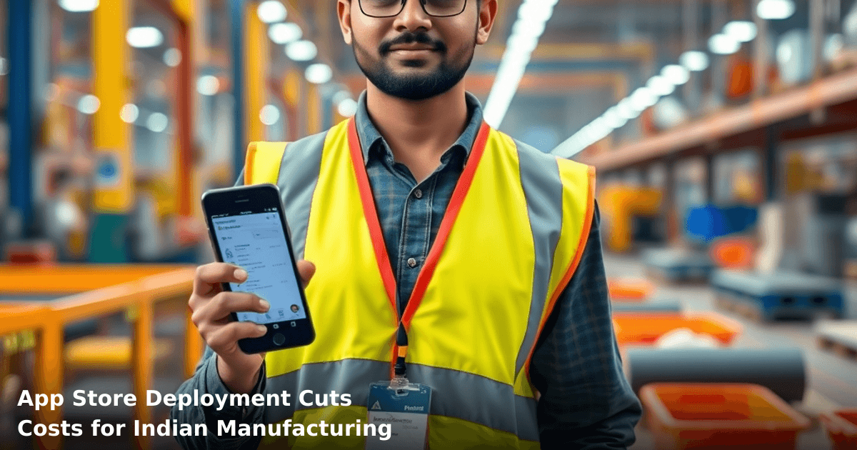 App Store Deployment Cuts Costs for Indian Manufacturing