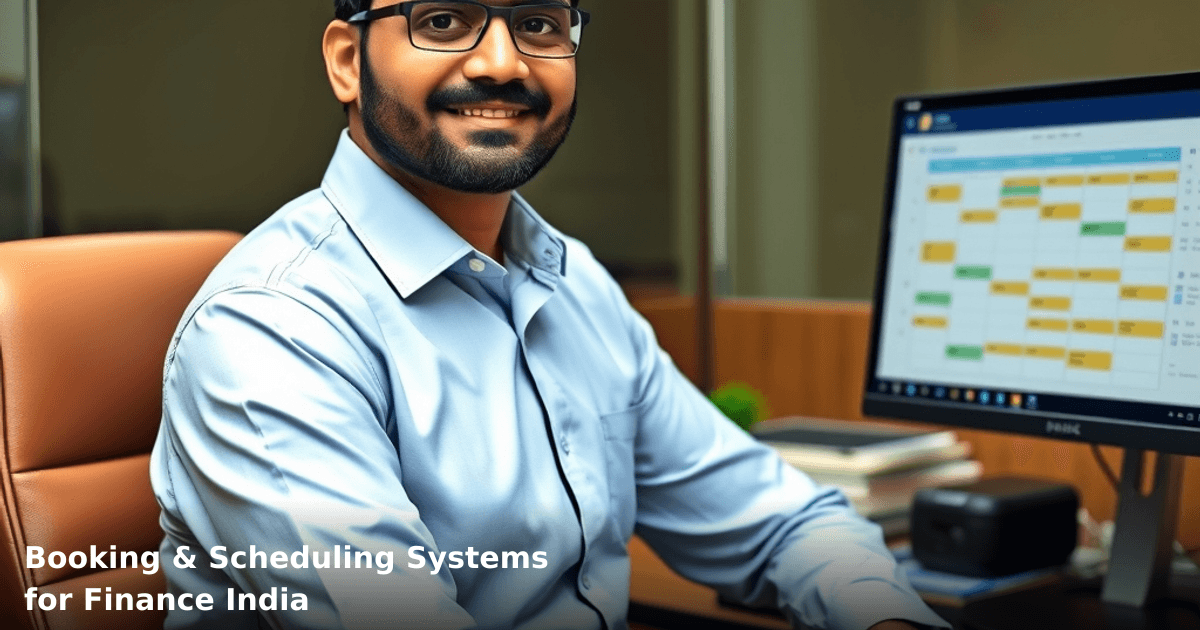 Booking & Scheduling Systems for Finance India