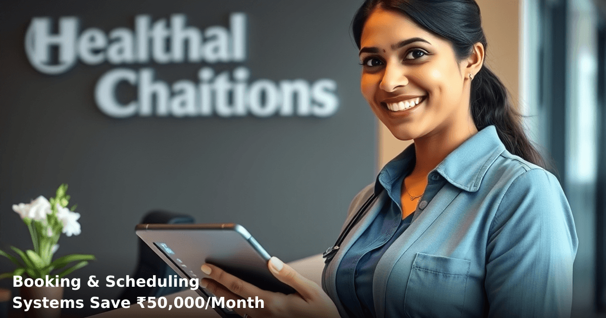 Booking & Scheduling Systems Save ₹50,000/Month
