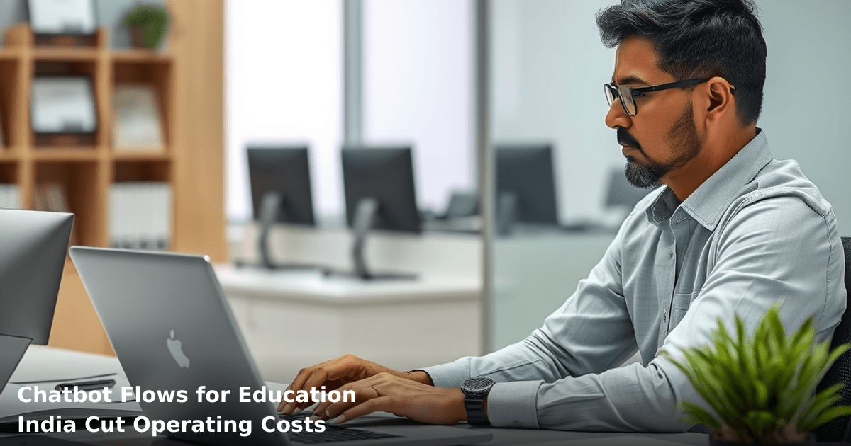 Chatbot Flows for Education India Cut Operating Costs