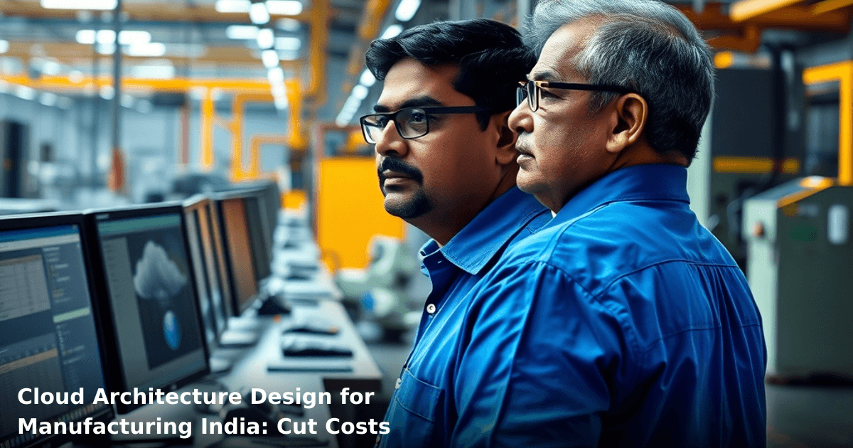 Cloud Architecture Design for Manufacturing India: Cut Costs