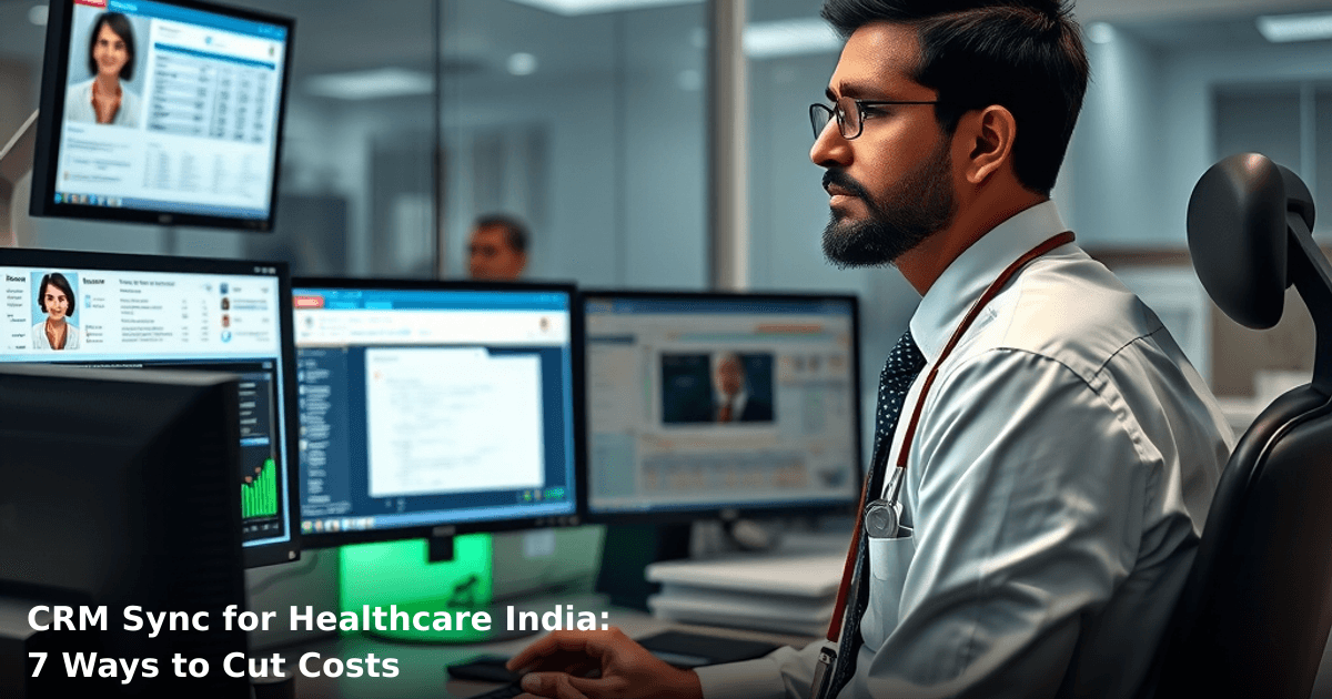 CRM Sync for Healthcare India: 7 Ways to Cut Costs