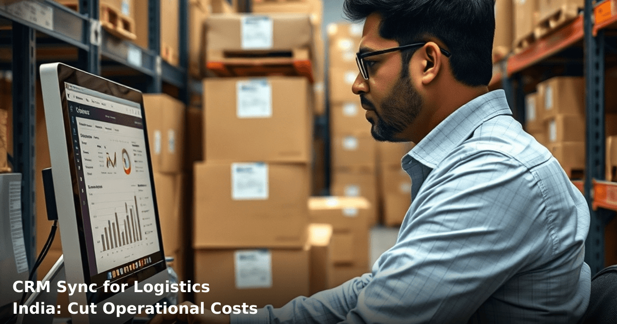 CRM Sync for Logistics India: Cut Operational Costs
