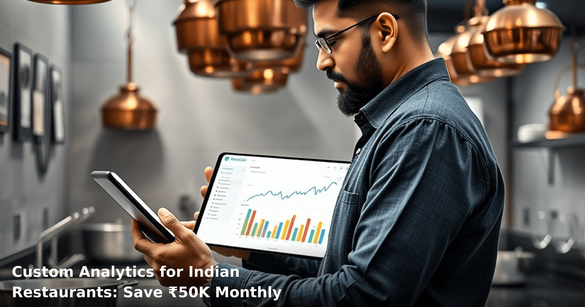Custom Analytics for Indian Restaurants: Save ₹50K Monthly
