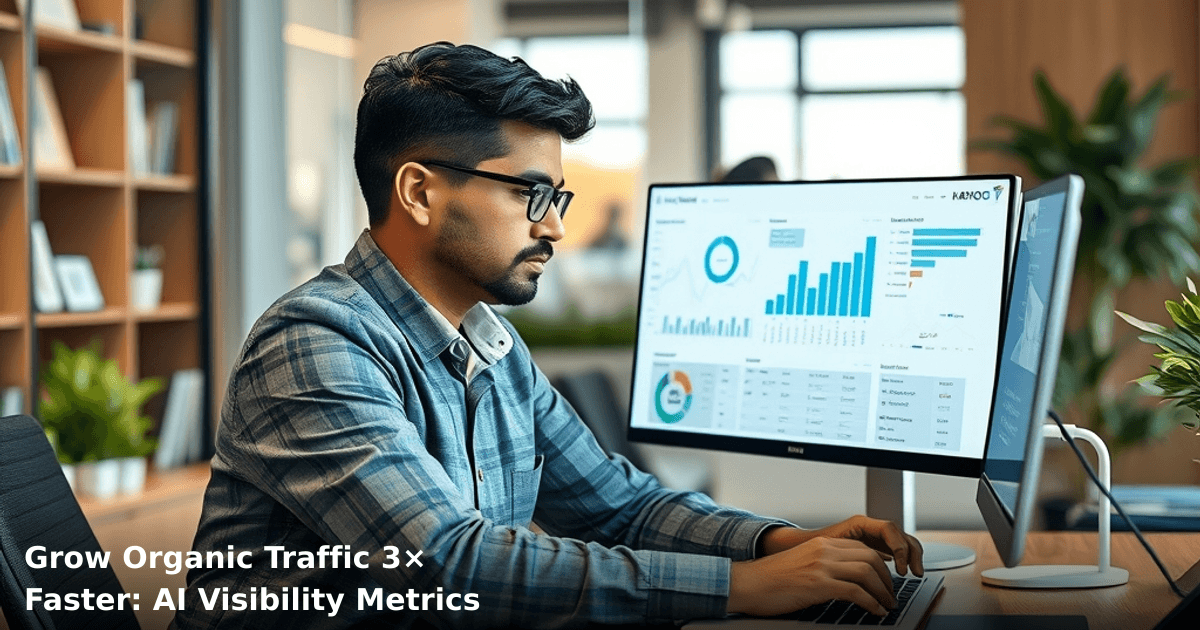Grow Organic Traffic 3× Faster: AI Visibility Metrics