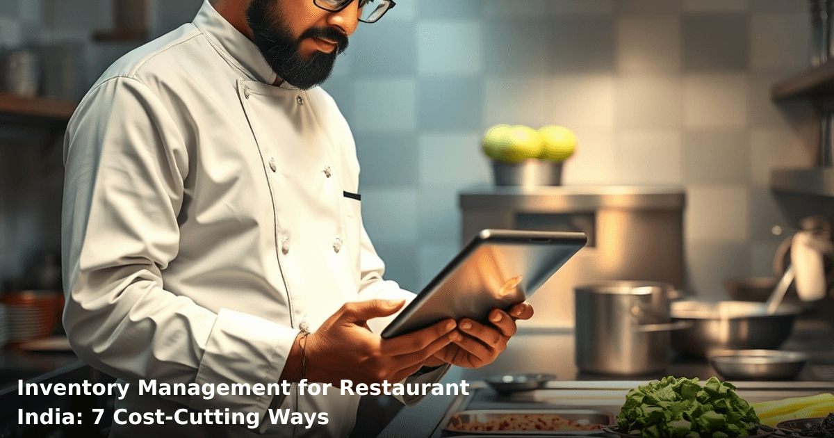 Inventory Management for Restaurant India: 7 Cost-Cutting Ways