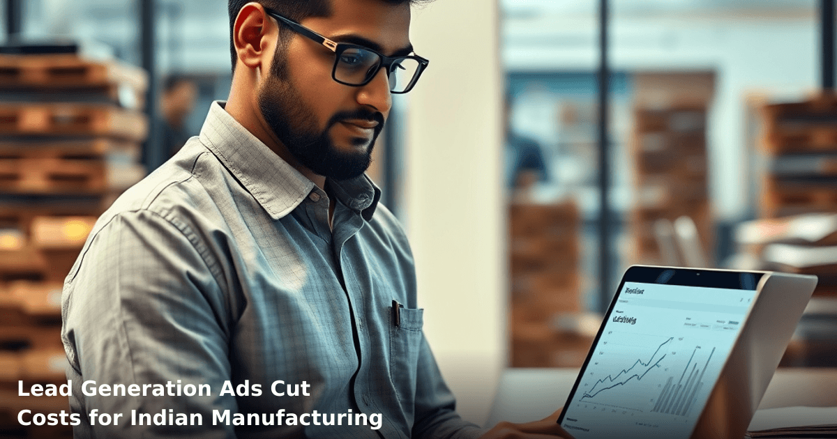 Lead Generation Ads Cut Costs for Indian Manufacturing