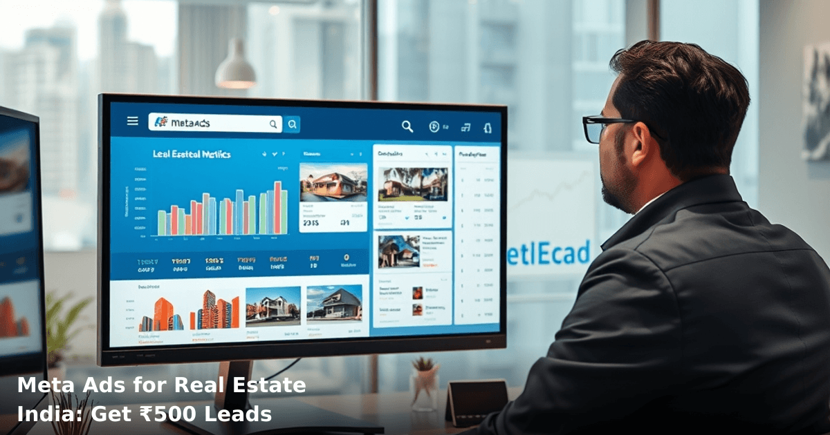 Meta Ads for Real Estate India: Get ₹500 Leads