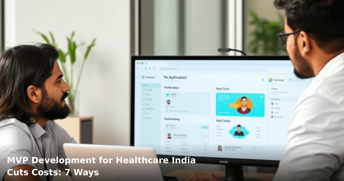 MVP Development for Healthcare India Cuts Costs: 7 Ways