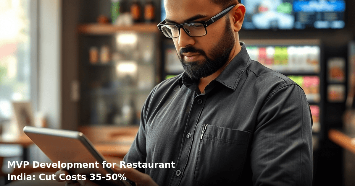 MVP Development for Restaurant India: Cut Costs 35-50%