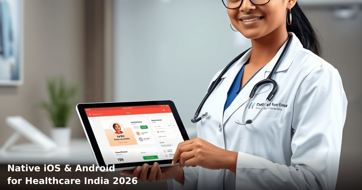 Native iOS & Android for Healthcare India 2026