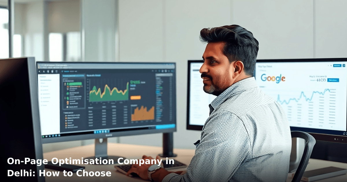 On-Page Optimisation Company in Delhi: How to Choose