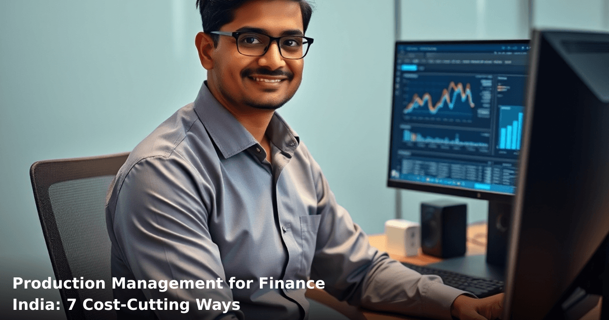 Production Management for Finance India: 7 Cost-Cutting Ways