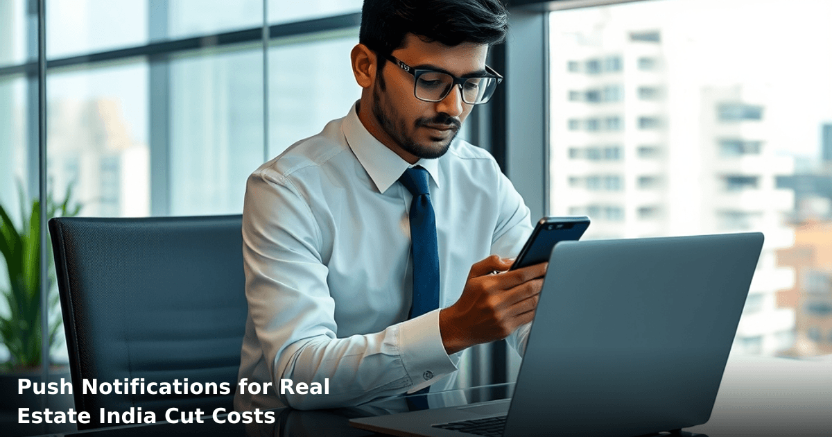 Push Notifications for Real Estate India Cut Costs