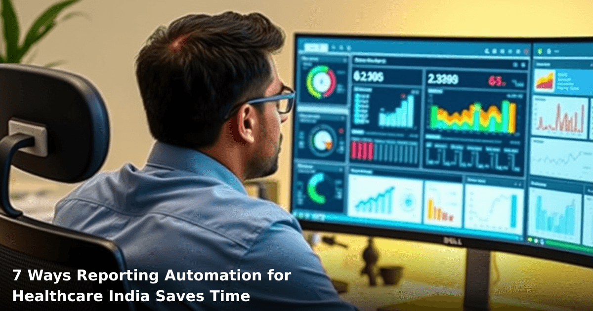 7 Ways Reporting Automation for Healthcare India Saves Time
