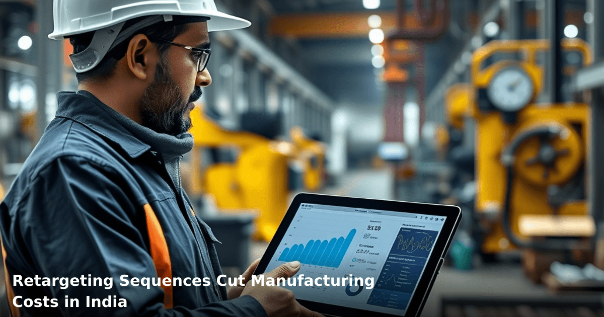 Retargeting Sequences Cut Manufacturing Costs in India