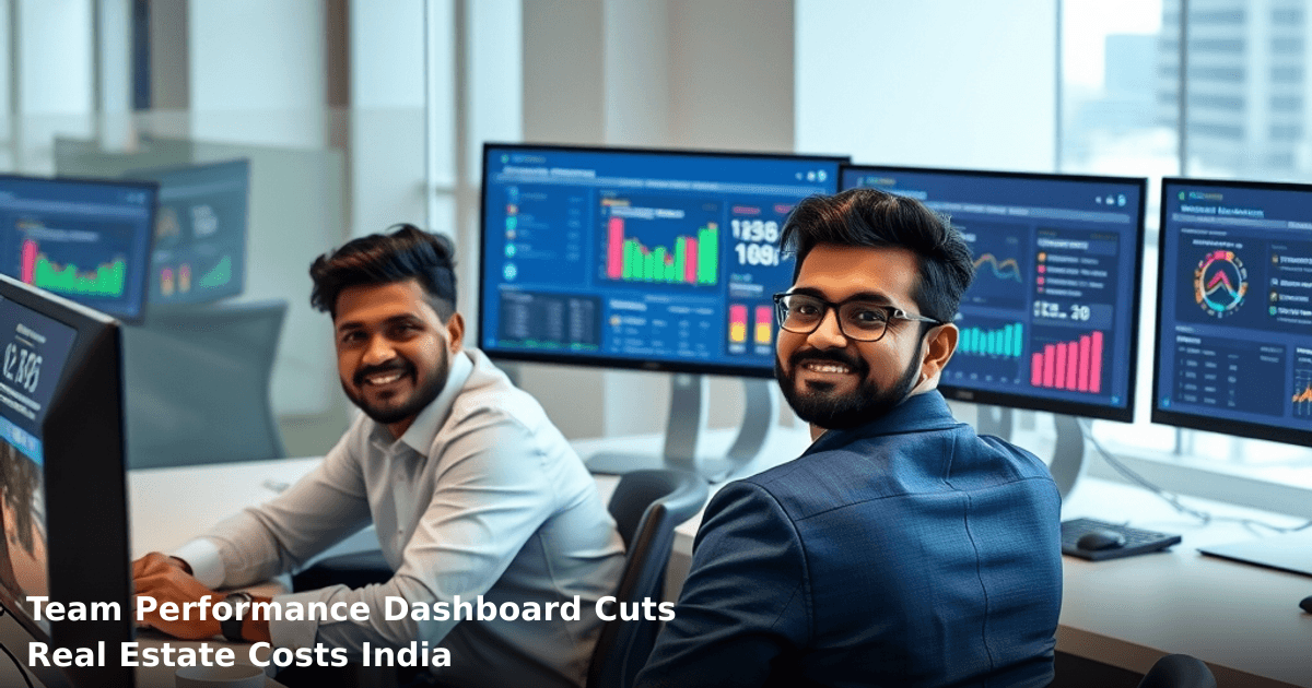 Team Performance Dashboard Cuts Real Estate Costs India