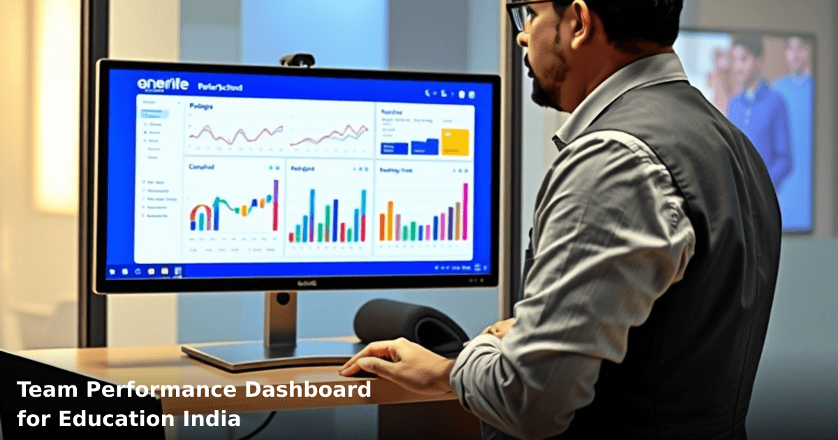 Team Performance Dashboard for Education India