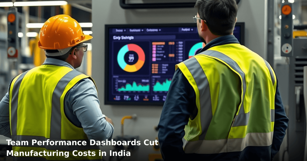 Team Performance Dashboards Cut Manufacturing Costs in India