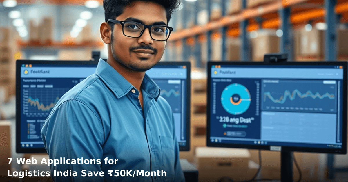 7 Web Applications for Logistics India Save ₹50K/Month