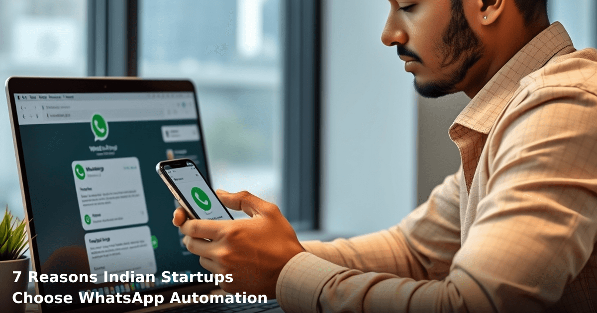 7 Reasons Indian Startups Choose WhatsApp Automation