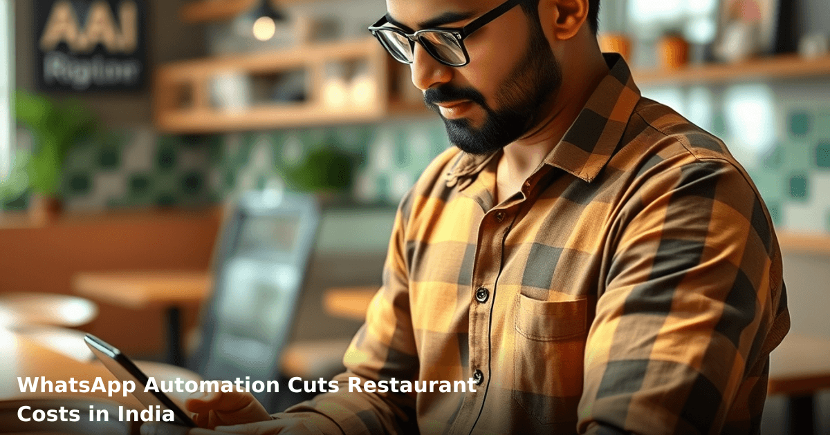 WhatsApp Automation Cuts Restaurant Costs in India