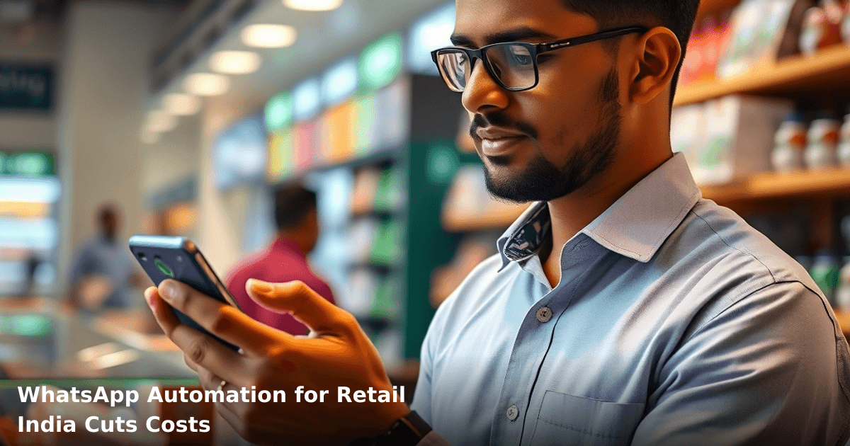 WhatsApp Automation for Retail India Cuts Costs