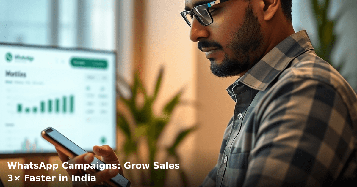 WhatsApp Campaigns: Grow Sales 3× Faster in India