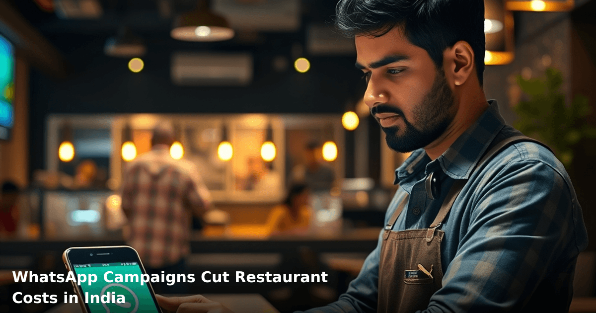 WhatsApp Campaigns Cut Restaurant Costs in India
