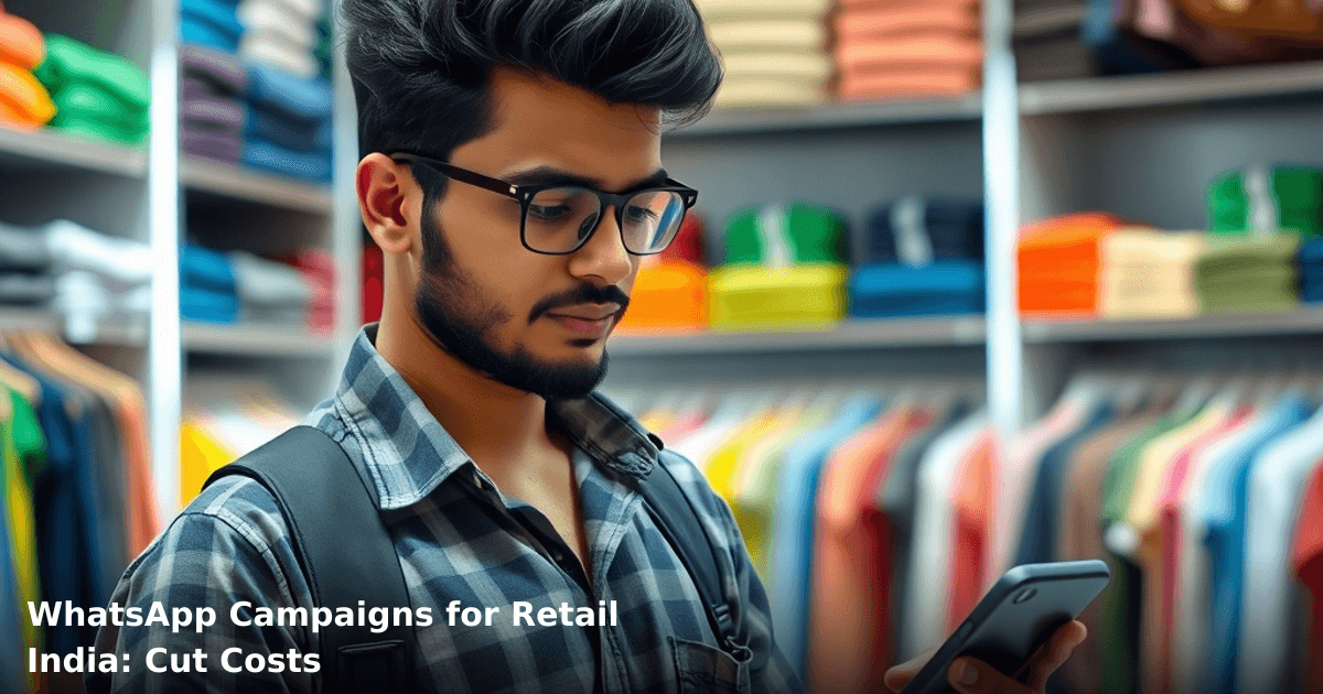WhatsApp Campaigns for Retail India: Cut Costs