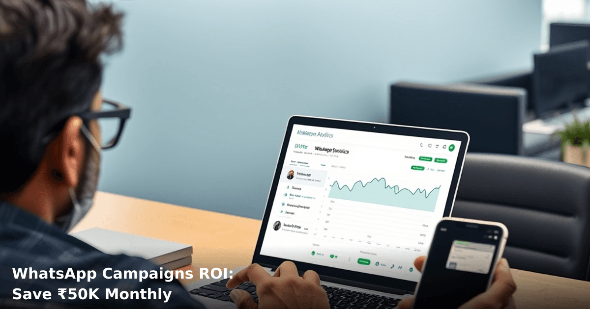 WhatsApp Campaigns ROI: Save ₹50K Monthly