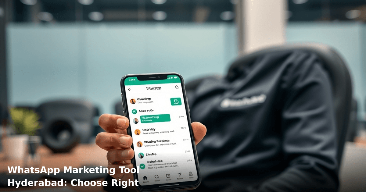 WhatsApp Marketing Tool Hyderabad: Choose Right