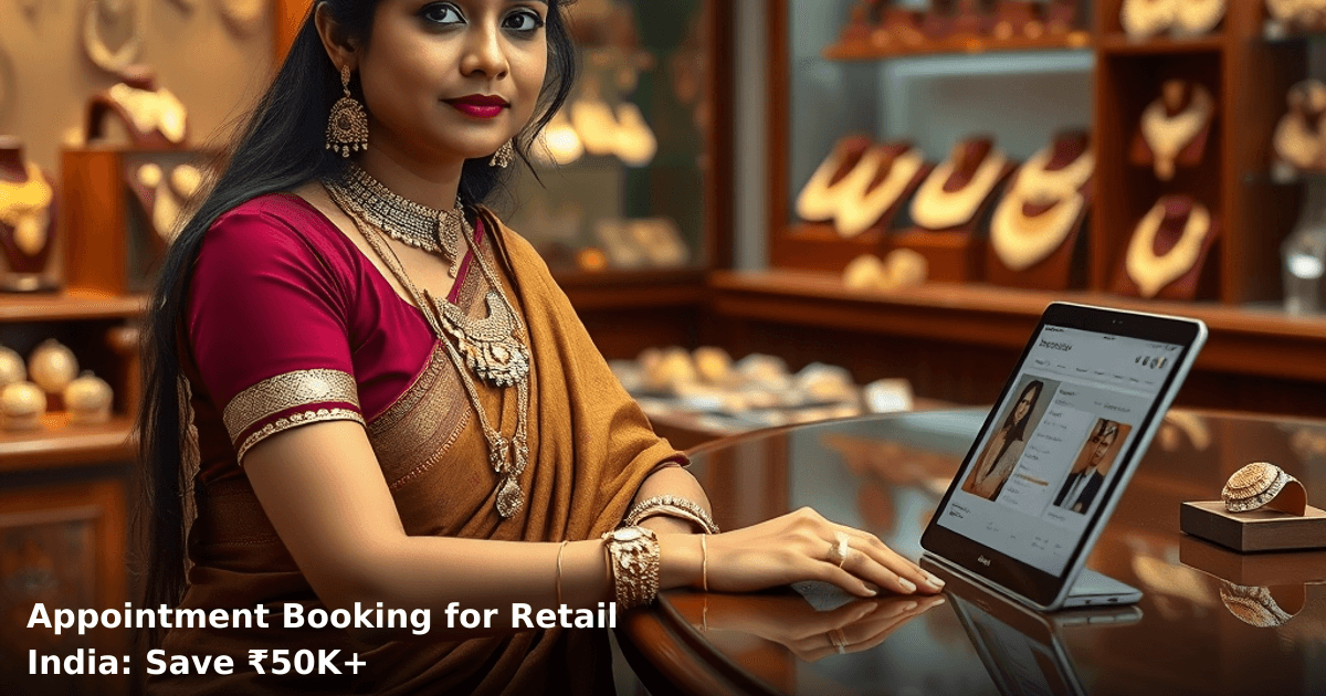 Appointment Booking for Retail India: Save ₹50K+