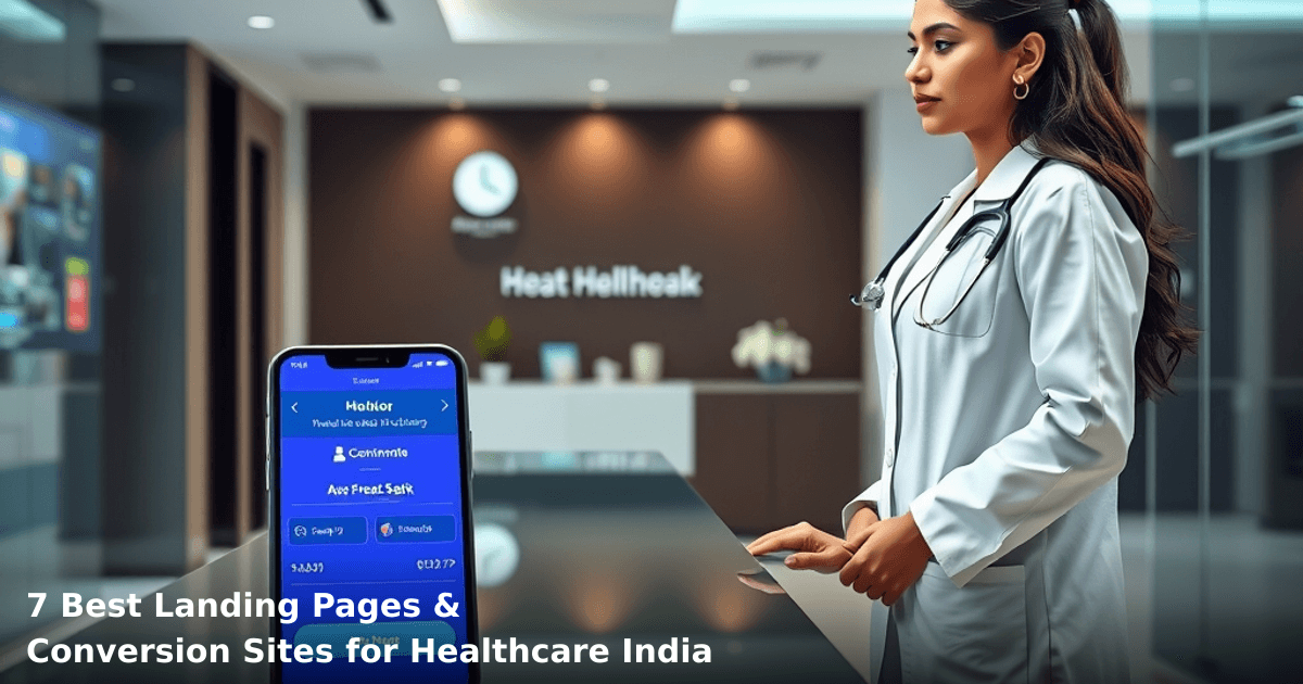 7 Best Landing Pages & Conversion Sites for Healthcare India