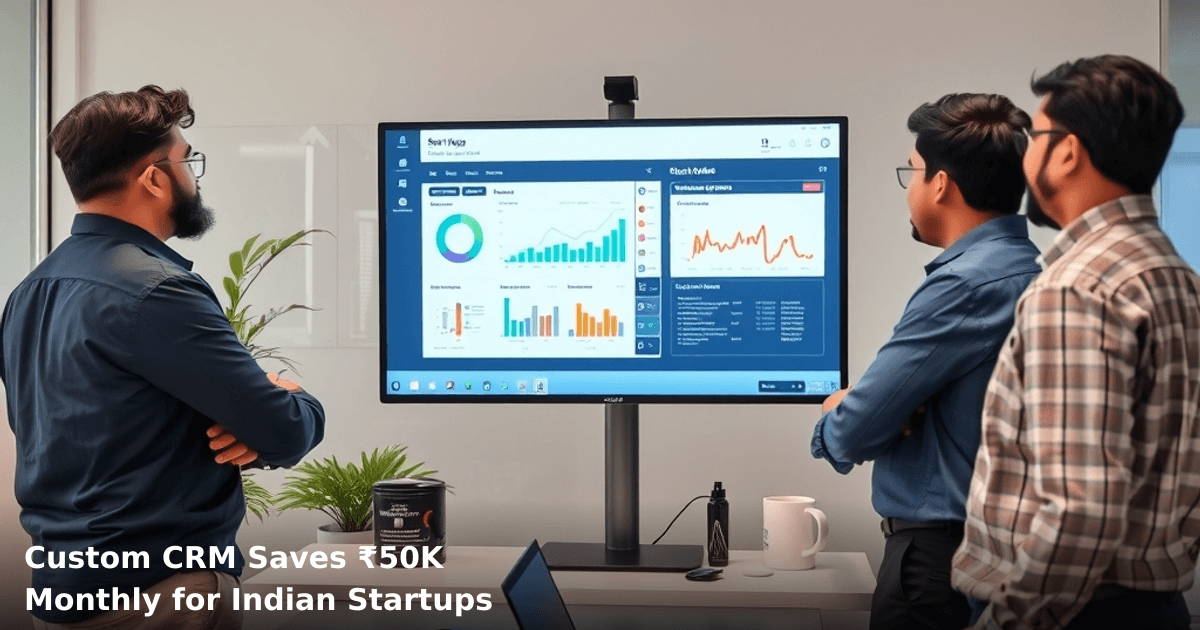 Custom CRM Saves ₹50K Monthly for Indian Startups