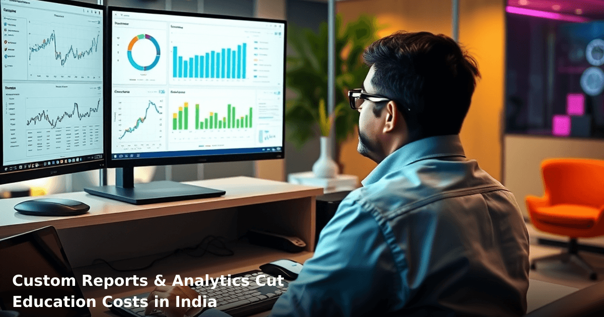 Custom Reports & Analytics Cut Education Costs in India
