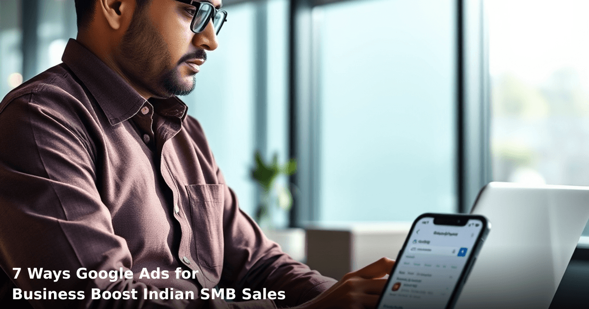 7 Ways Google Ads for Business Boost Indian SMB Sales