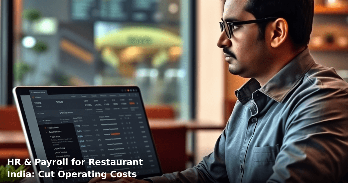 HR & Payroll for Restaurant India: Cut Operating Costs