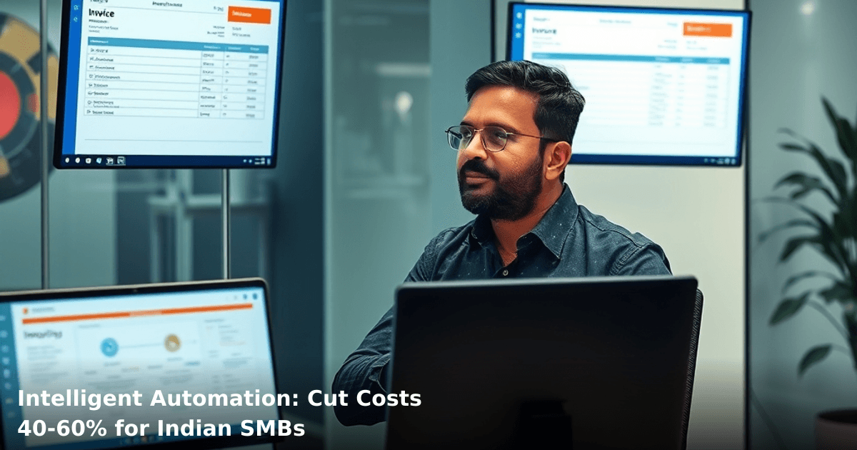 Intelligent Automation: Cut Costs 40-60% for Indian SMBs