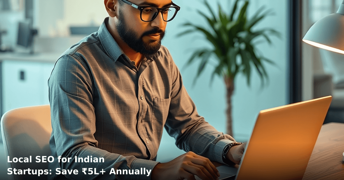Local SEO for Indian Startups: Save ₹5L+ Annually