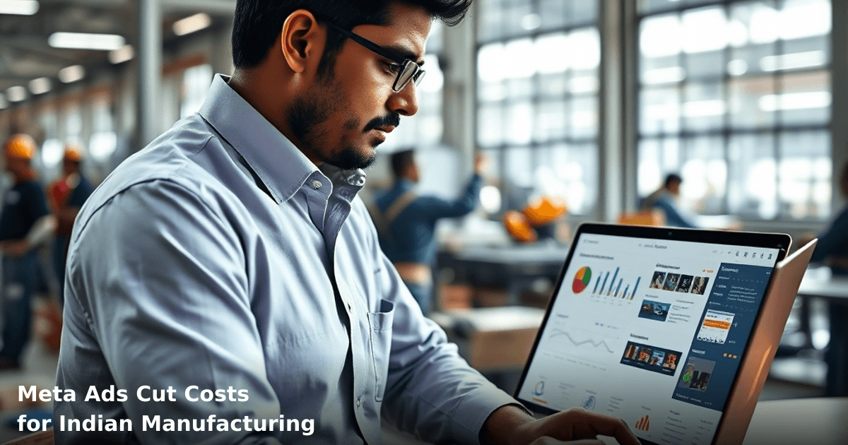 Meta Ads Cut Costs for Indian Manufacturing