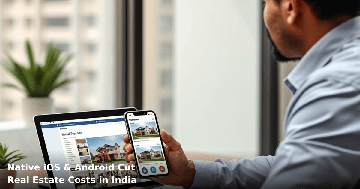 Native iOS & Android Cut Real Estate Costs in India