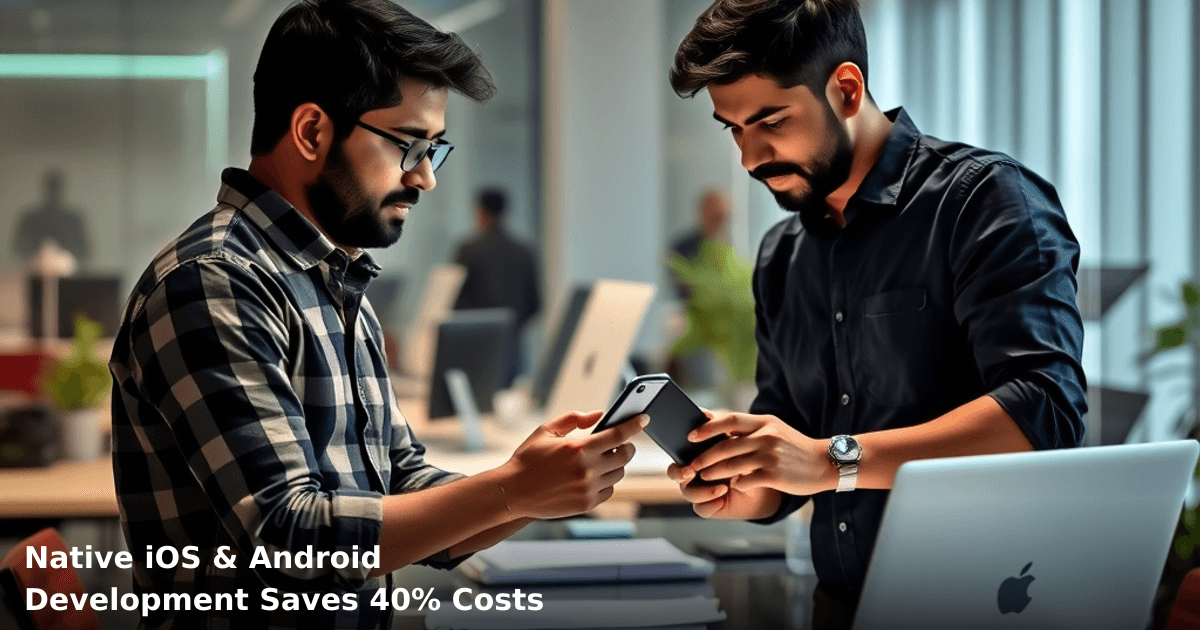 Native iOS & Android Development Saves 40% Costs