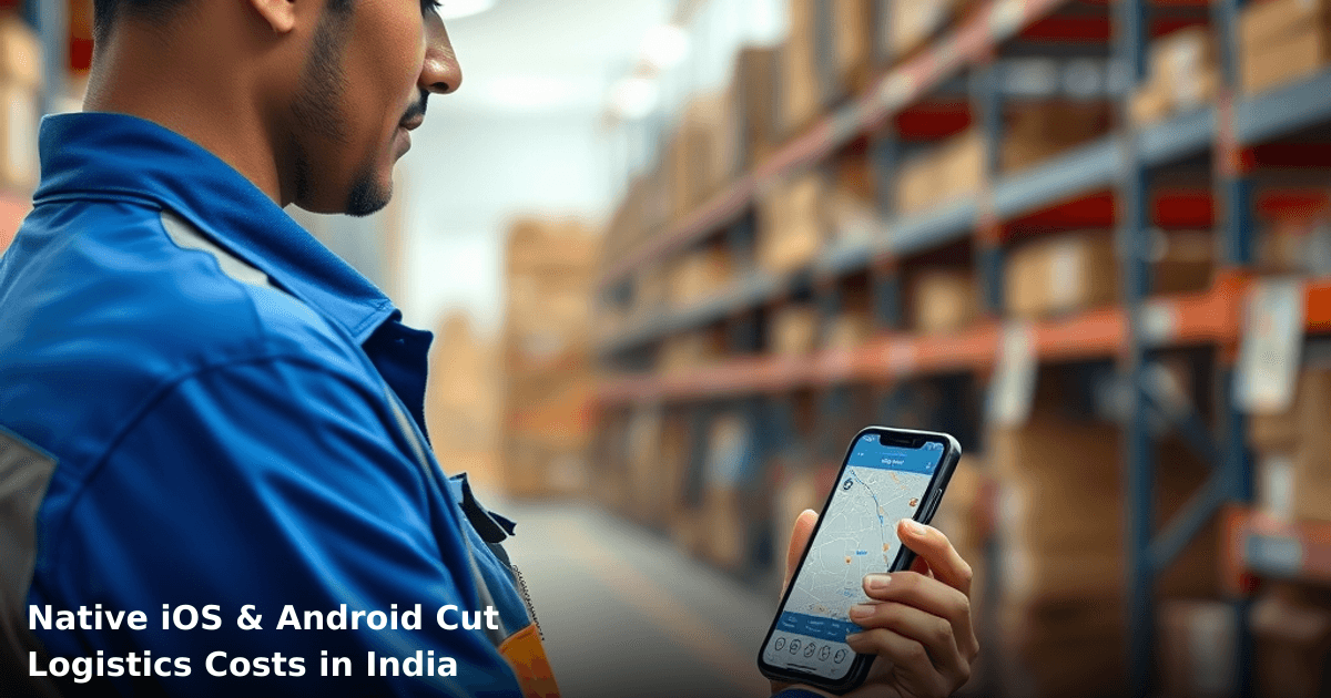 Native iOS & Android Cut Logistics Costs in India