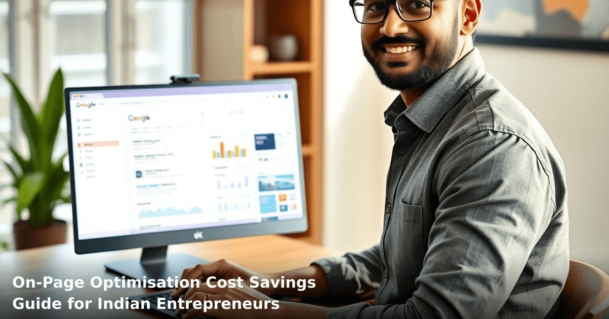 On-Page Optimisation Cost Savings Guide for Indian Entrepreneurs
