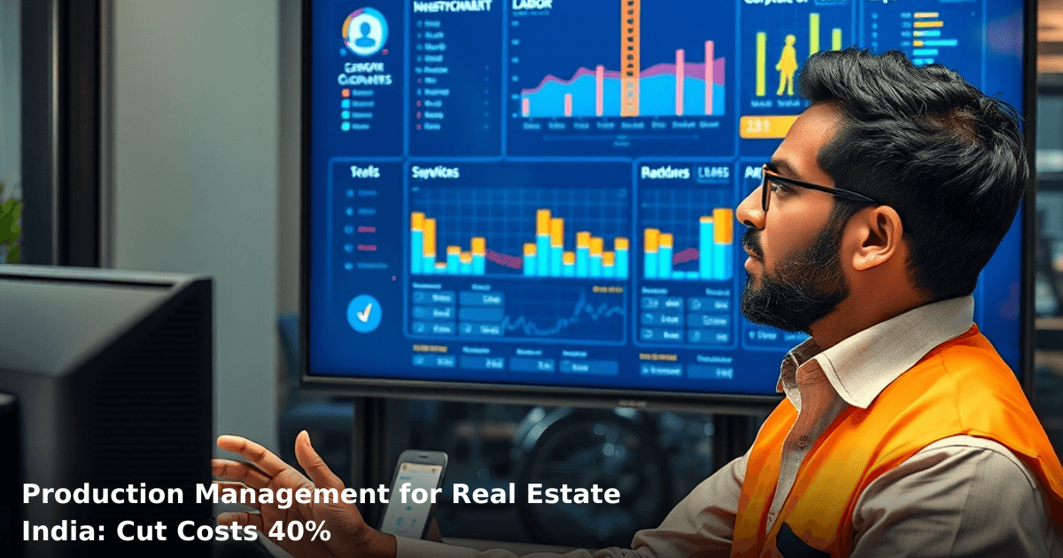 Production Management for Real Estate India: Cut Costs 40%