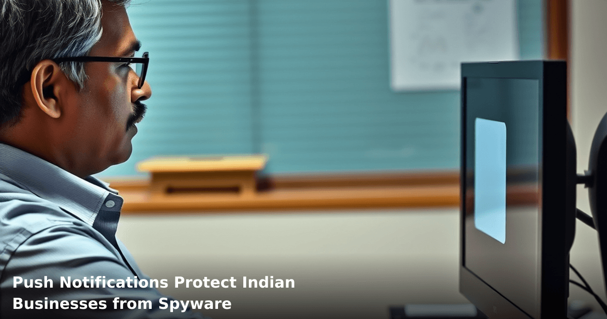 Push Notifications Protect Indian Businesses from Spyware